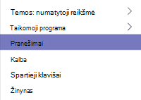 Pranešimai