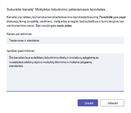 Kanalo kūrimas