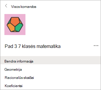 Kanalai 7 klasės mokytojų klasės komandoje.