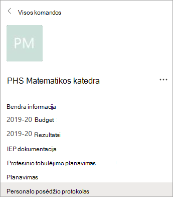 Kanalai PLC komandoje.