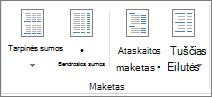 Juostelės grupė Maketas