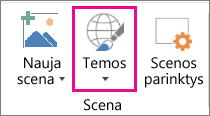 Trimačių žemėlapių temų parinktis