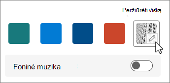 Mygtukas Redaguoti fono vaizdą ekrano kopija