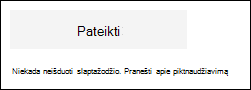 Saitas, skirtas pranešti apie piktnaudžiavimą, pvz., įtariamą sukčiavimą apsimetant, programoje 