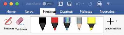 Rašikliai ir žymekliai 