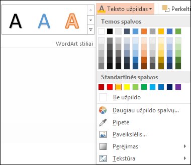 Komanda Teksto užpildas