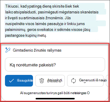 Kai kurie Atidžiai apsvarsčius tekstą iš el. laiško juodraščio, naudojant 