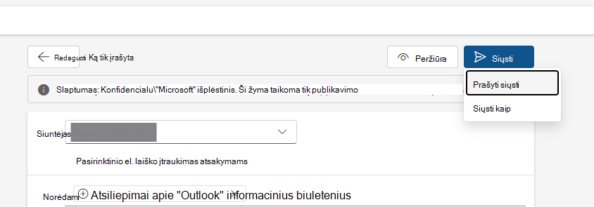 Naujienlaiškiai prašo siųsti