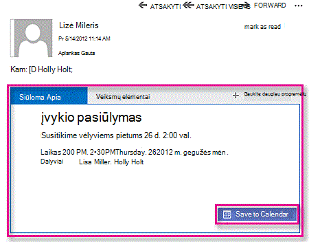 Paskyros taikomoji programa