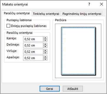 Dialogo langas Maketo orientyrai