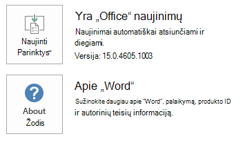 The screenshot for Word Click To Run