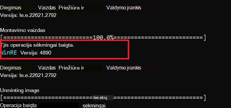 GetWinREVersion Screenshot