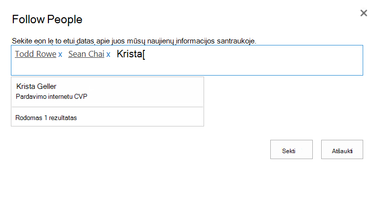 Ieškoti žmonių, norint pradėti stebėti lauke Stebėti žmones