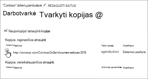 Failų tvarkymo lange spustelėkite Redaguoti