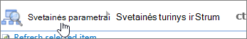 Naršymo keliai klausimų tvarkos dialogo lange su paryškintu kitu lygiu aukštyn.