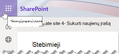 Taikomųjų programų vykdyklės simbolį sudaro devyni maži kvadratiniai taškai, esantys netoli viršutinio dešiniojo 