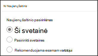 Nauji šaltiniai