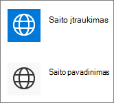 Kompaktiškas sparčiųjų saitų rodinys