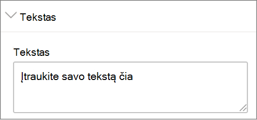 Teksto įvestis