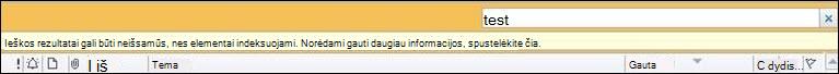 „Outlook“ klaida
