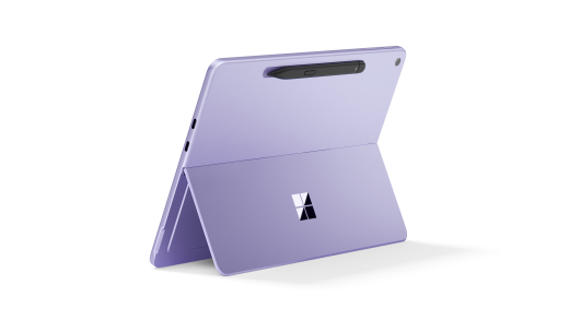 Surface Pro 12 colių liestuko įkrovimo galinis vaizdas kampu