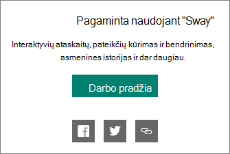Sukūrė „Sway“ prekės ženklo skyrius