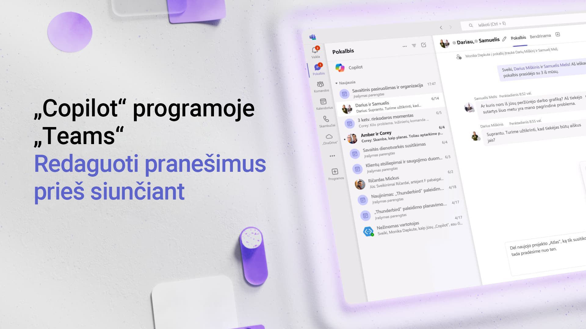 Vaizdo įrašas: pranešimų redagavimas prieš siunčiant