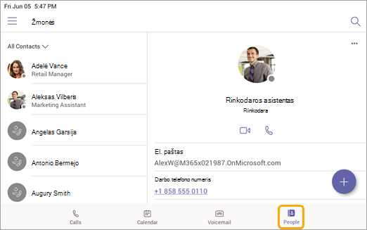 People screen