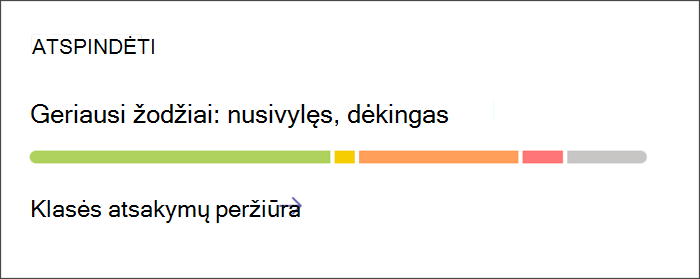 Pradinis taškas, skirtas peržiūrėti išsamias įžvalgas apie 