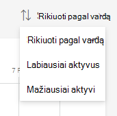 rūšiuoti