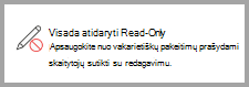 Visada atidaryti tik skaityti