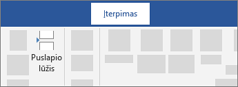 Puslapio lūžio įterpimas