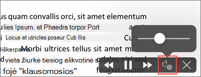 Padidinti arba sumažinti skaitymo greitį