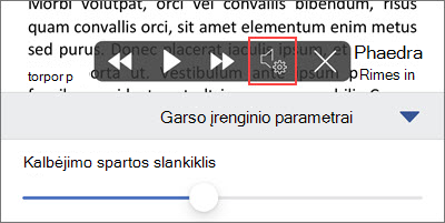 Skaitymo greičio padidinimas arba sumažinimas
