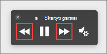 Pasirinkti ankstesnį arba kitą