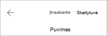 Išeikite iš Įtraukianti skaitytuvė