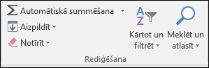 Atrast & atlasīt lentē