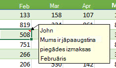Pārveidota komentāra attēls.