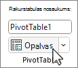 Rakurstabulas opciju poga
