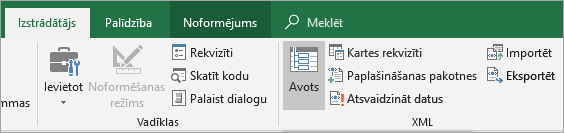Developer tab