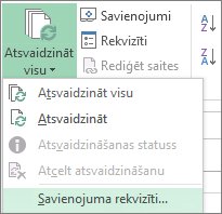 Savienojuma rekvizīti