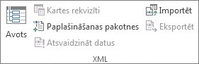 XML datu atsvaidzināšana