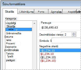 Format Cells dialog box