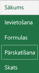 Pieskarieties pie Pārskatīšana