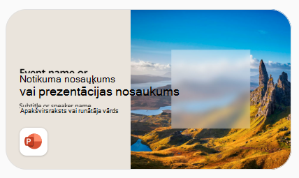 PowerPoint veidnes piemērs