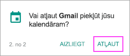 Atļaut kalendāru