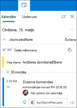 Mana diena kalendāra skats