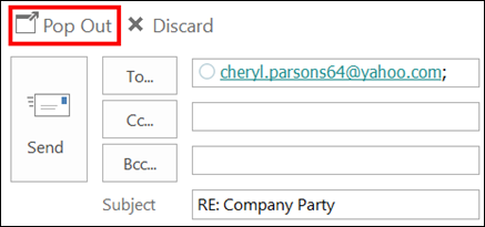 Atlasiet Atvērt jaunā logā, lai atvērtu ziņojumu jaunā logā.