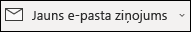 Jaunā e-pasta izvēlnes vienumi