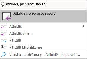 Izmantojiet līdzekli Pastāstiet, ko vēlaties darīt, lai atrastu izvēlnes elementus